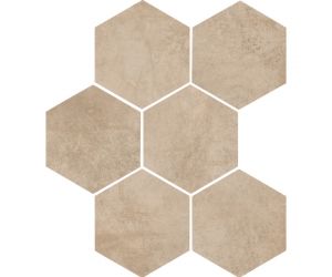  Gresie / Faianta CLAYS Sand Hexagon 21x18,2 cm