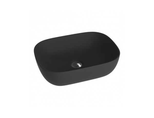 Lavoar pe Blat COSTA Negru Mat 46x32.5 cm