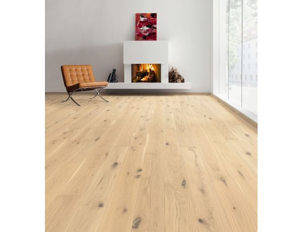 Parchet triplustratificat Haro Oak Light White Universal